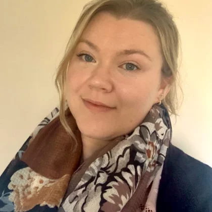 Kate McKenna, a qualified Integrative-Relational counsellor registered with the British Association of Counsellors and Psychotherapists (BACP)